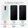 Xiaomi Redmi Note 8 burkolat, szilikon, fekete, 50180.186, kwmobile