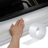 Öntapadó csík autós küszöbökhöz 5 x 250 cm, Kwmobile, Átlátszó, PVC, 57077.03