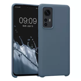   Kwmobile tok Xiaomi 12/12X telefonhoz, szilikon, kék, 56210.202
