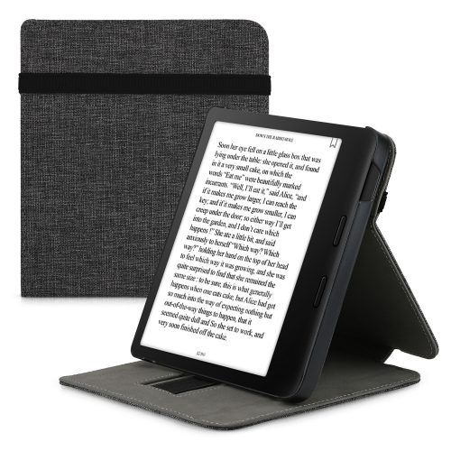 Borító Tolino Vision 6, Kwmobile, szürke, textil, 57167.19