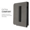 Borító Tolino Vision 6, Kwmobile, szürke, textil, 57167.19