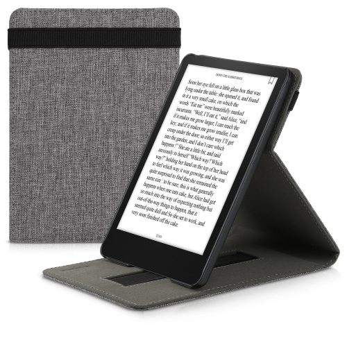 Borító Amazon Kindle Paperwhite 11, Kwmobile, szürke, textil, 57161.22