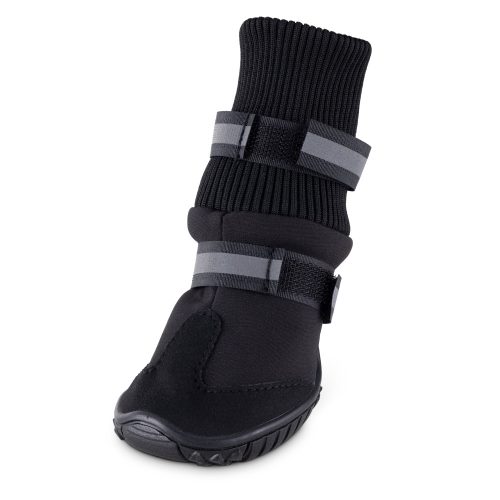 Csúszásgátló papucs kutyáknak Navaris M-es méret, Fekete, Textil, 57209.2
