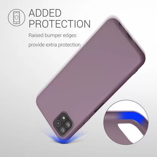 Samsung Galaxy A22 5G tok, szilikon, lila, 55245.181, kwmobile