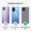 Kwmobile tok Realme 8 (2021)/8 Pro (2021) telefonhoz, szilikon, fekete, 57242.47