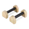Navaris 2 darab fitnesz párhuzamos rúd készlet, 25x10x9,5 cm, csúszásmentes alap, 200 kg teherbírás, 57259.2