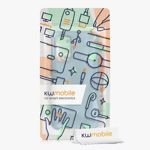 Kwmobile tok OPPO Find X3 Lite számára, szilikon, zöld, 55201.206
