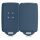 Autókulcs tok Renault 4 gomboshoz - Smart Key, Kwmobile, kék, szilikon, 48035.202