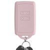 Autókulcs fedél Renault 4 gombokhoz - Smart Key, Kwmobile, rózsaszín, szilikon, 48035.52