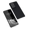 Kwmobile tok Samsung Galaxy S21 Ultra telefonhoz, szilikon, fekete, 54074.01