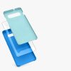 Kwmobile tok Samsung Galaxy S10 Plus készülékhez, szilikon, kék, 49028.157