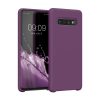 Kwmobile tok Samsung Galaxy S10 telefonhoz, szilikon, lila, 47732.197