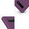 Kwmobile tok Samsung Galaxy S10 telefonhoz, szilikon, lila, 47732.197
