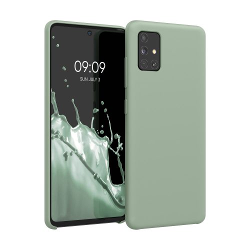 Kwmobile tok Samsung Galaxy A51 telefonhoz, szilikon, zöld, 51197.172