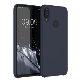   Kwmobile tok Xiaomi Redmi Note 7/Redmi Note 7 Pro telefonhoz, szilikon, kék, 48714.186