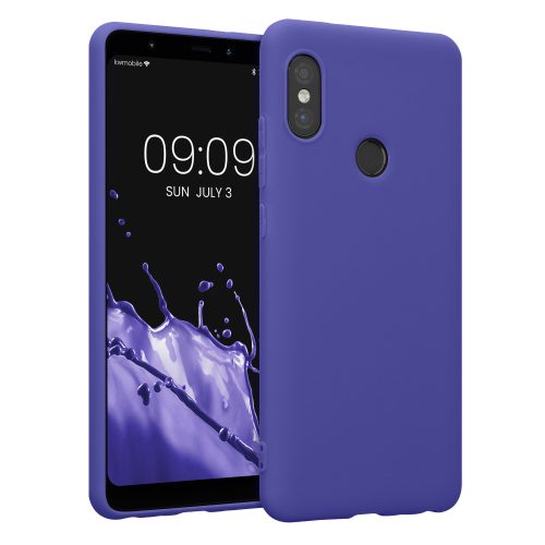 Kwmobile tok Xiaomi Redmi Note 5/Redmi Note 5 Pro telefonhoz, szilikon, kék, 44664.234