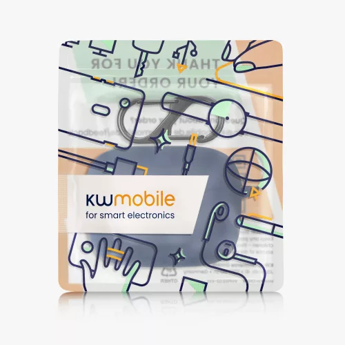 Tok fejhallgatóhoz JBL 230NC TWS, Kwmobile, kék, szilikon, 57412.04