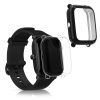 2 db-os Huami Amazfit A1608/Amazfit Bip U/Amazfit U pro tok készlet, Kwmobile, fekete/átlátszó, szilikon, 57435.02