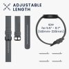 2 db szíj készlet Samsung Galaxy Watch 4-hez (40 mm), Kwmobile, szürke/zöld, szilikon, 57420.02