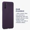 Kwmobile tok Samsung Galaxy A03s telefonhoz, szilikon, lila, 56518.115