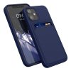 Kwmobile tok Apple iPhone 12 Minihez, szilikon, kék, 55111.17