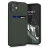 Kwmobile tok Apple iPhone 12 Minihez, szilikon, zöld, 55111.80