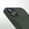 Kwmobile tok Apple iPhone 12 Minihez, szilikon, zöld, 55111.80