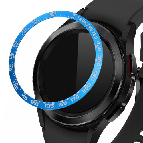 Számlapkeret Samsung Galaxy Watch 4 Classic (46 mm), Kwmobile, kék, alumínium, 56179.03 telefonhoz