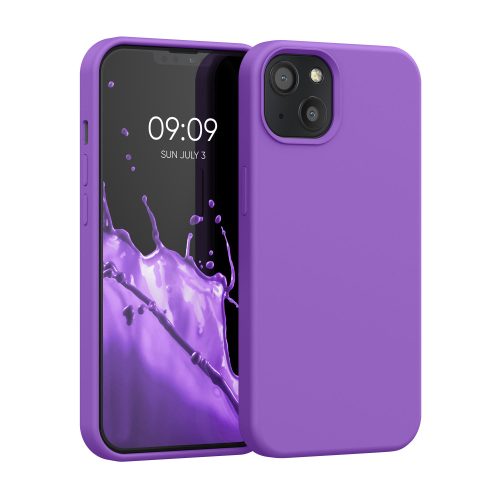 Kwmobile tok Apple iPhone 13 telefonhoz, szilikon, lila, 55878.221