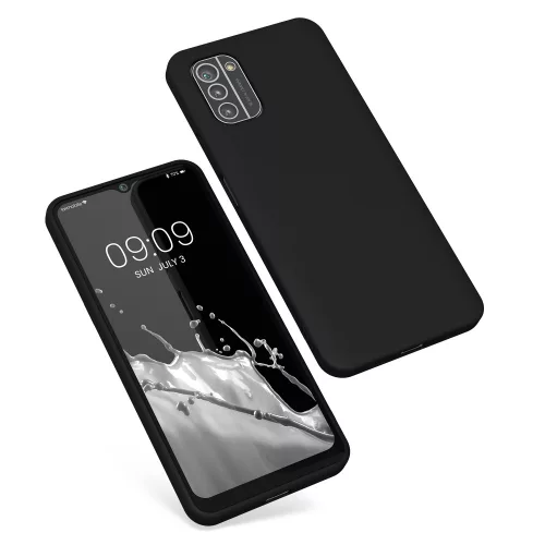 Kwmobile tok Nokia G21/G11 telefonhoz, szilikon, fekete, 57530.01