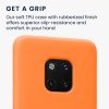 Kwmobile tok Huawei Mate 20 Pro telefonhoz, szilikon, narancs, 52287.150