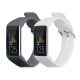 2 db szíj készlet Polar A360/A370, Kwmobile, szürke/fehér, szilikon, 56436.03