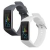 2 db szíj készlet Polar A360/A370, Kwmobile, szürke/fehér, szilikon, 56436.03