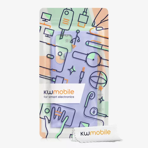 Kwmobile tok Samsung Galaxy S22 Ultra készülékhez, szilikon, kék, 57570.108