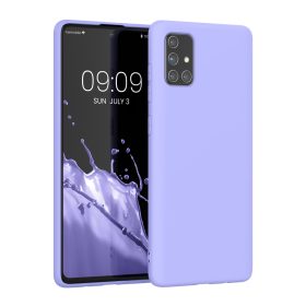   Kwmobile tok Samsung Galaxy A71 telefonhoz, szilikon, kék, 57562.108