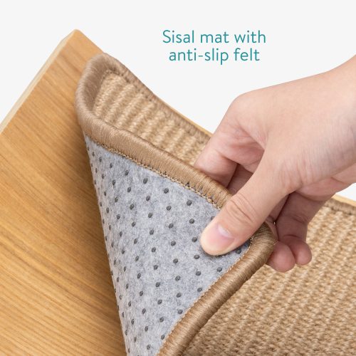 Függesztett macskaágy Navaris, fa, barna, 57581.01