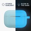Tok Apple Airpods Pro fejhallgatóhoz, Kwmobile, kék, szilikon, 57660.23
