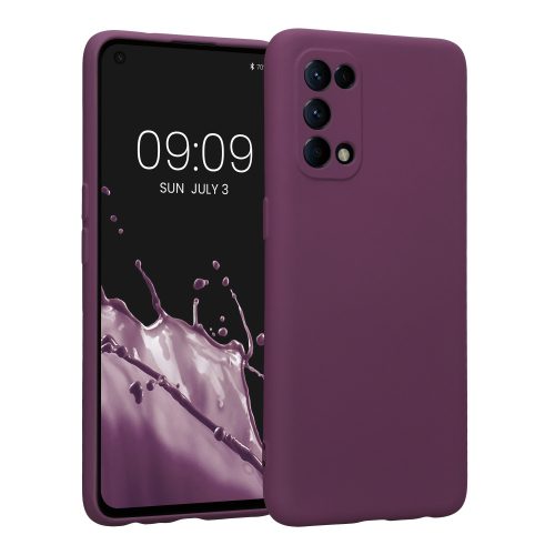 Kwmobile tok OPPO Find X3 Lite számára, szilikon, lila, 57661.187