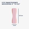 3 db csengetés típusú telefontartó készlet, Kwmobile, Multicolor, Műanyag, 43997.08