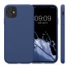 Kwmobile tok Apple iPhone 11 telefonhoz, szilikon, kék, 50791.116