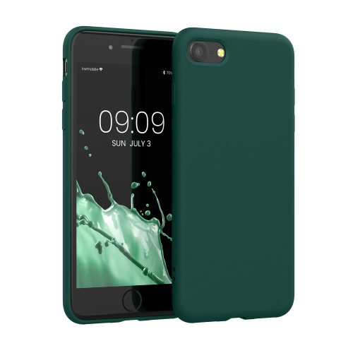 Kwmobile tok Apple iPhone 8/iPhone 7/iPhone SE 2 telefonokhoz, szilikon, zöld, 49979.184