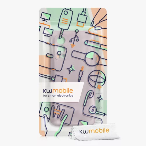 Kwmobile tok OnePlus Nord 2 5G telefonhoz, szilikon, lila, 56070.236