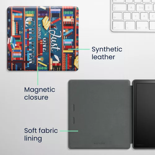 Amazon Kindle Oasis 10 tok, Kwmobile, többszínű, ökológiai bőr, 49417.07