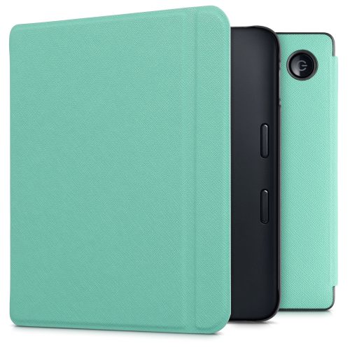 Kobo Libra 2 huzat, Kwmobile, zöld, ökológiai bőr, 56574.71