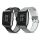 2 db szíj készlet Willful Smartwatch/Fitnesstrackerhez, Kwmobile, Multicolor, Szilikon, 56228.02