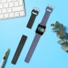2 db szíj készlet Willful Smartwatch/Fitnesstrackerhez, Kwmobile, fekete/szürke, szilikon, 56230.02