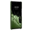 Kwmobile tok Google Pixel 6 Pro telefonhoz, textil, zöld, 57796.07