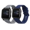 Garmin Venu Sq/Venu Sq Music, Kwmobile, kék/szürke, szilikon, 57776.02 szíj 2 db-os készlet