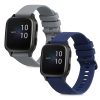 Garmin Venu Sq/Venu Sq Music, Kwmobile, kék/szürke, szilikon, 57776.02 szíj 2 db-os készlet