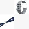 Garmin Venu Sq/Venu Sq Music, Kwmobile, kék/szürke, szilikon, 57776.02 szíj 2 db-os készlet